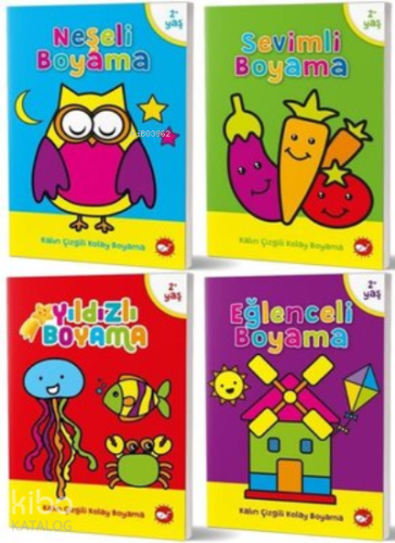 2-4 Yaş Boyama Kitapları Seti (4 Kitap Takım) - Kitapiks.com