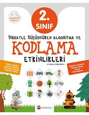 2.Sınıf Algoritma Ve Kodlama Etkinlikleri - Kitapiks.com
