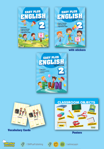 2. Sınıf Easy Plus English Set (Full Set Kartlı) - Kitapiks.com
