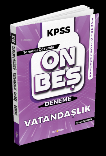 2022 KPSS Vatandaşlık Tamamı Çözümlü 15 Deneme
