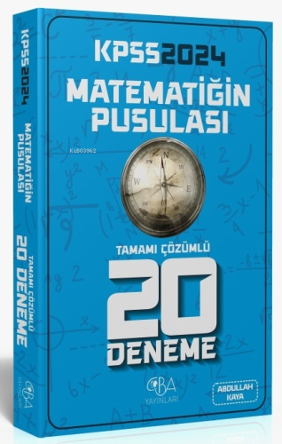2023 KPSS Matematik Matematiğin Pusulası 20 Deneme Çözümlü - Kitapiks.