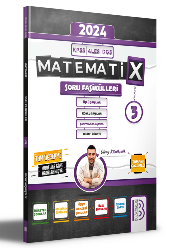 2024 KPSS ALES DGS Matematix Soru Fasikülleri-3 - Kitapiks.com