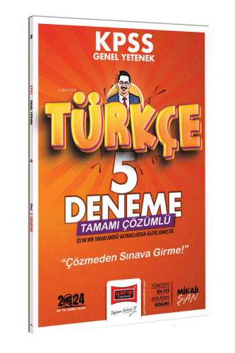 2024 KPSS Genel Yetenek Türkçe Tamamı Çözümlü 5 Deneme - Kitapiks.com