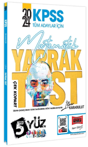 2024 KPSS Tüm Adaylar İçin 5Yüz Matematik Çek Kopart Yaprak Test - Kit