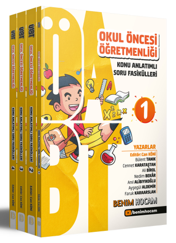 2024 ÖABT Okul Öncesi Konu Anlatımlı Soru Fasikülleri 1-2-3-4 - Kitapi