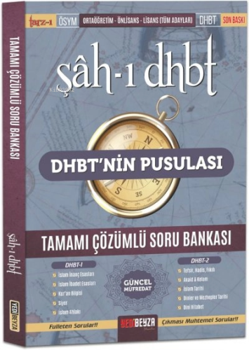 2024 Şah-ı DHBT DHBT'nin Pusulası Tamamı Çözümlü Soru Bankası - Kitapi