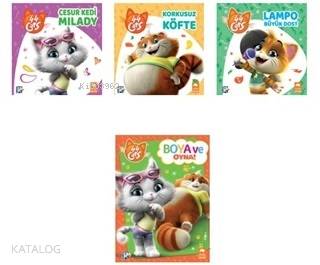 44 Kedi 4 Kitaplık Set