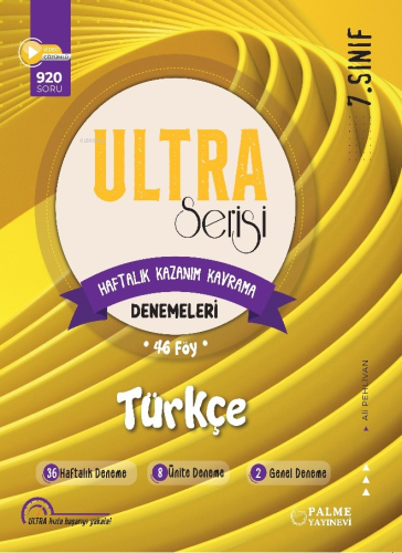 7.Sınıf Ultra Serisi Türkçe Denemeleri 46 Föy - Kitapiks.com