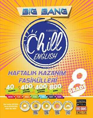 8. Sınıf Big Bang Chill English Haftalık Kazanım Fasikülleri - Kitapik