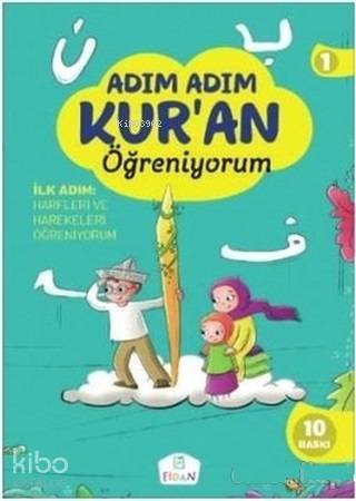 Adım Adım Kur'an Öğreniyorum Seti (3 Kitap + 1 Dvd) - Kitapiks.com