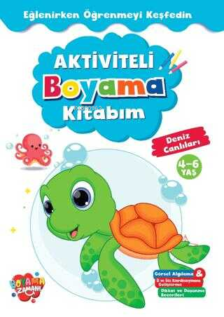 Aktiviteli Boyama Kitabım - Deniz Canlıları - Kitapiks.com