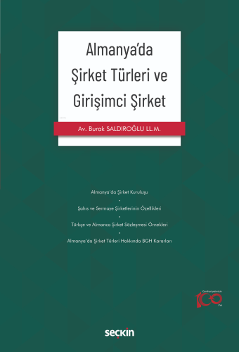Almanya'da Şirket Türleri ve Girişimci Şirket - Kitapiks.com