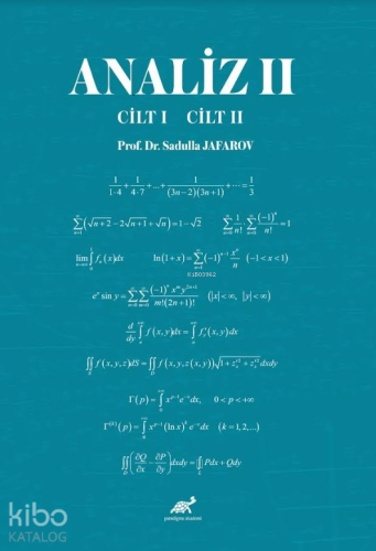 Analiz II (Cilt I - Cilt II) - Kitapiks.com