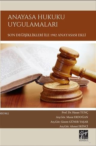 Anayasa Hukuku Uygulamaları - Kitapiks.com