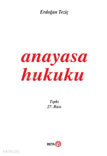 Anayasa Hukuku - Kitapiks.com