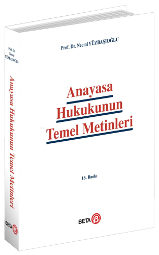 Anayasa Hukukunun Temel Metinleri - Kitapiks.com
