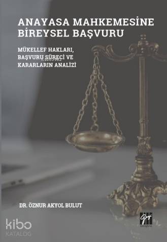 Anayasa Mahkemesinde Bireysel Başvuru - Kitapiks.com