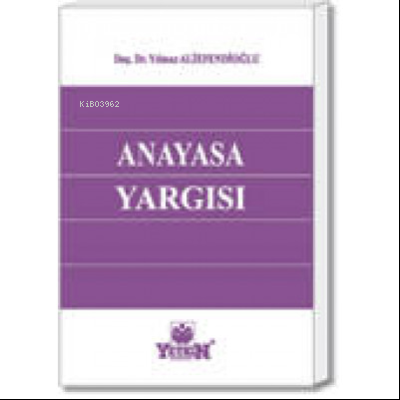 Anayasa Yargısı - Kitapiks.com