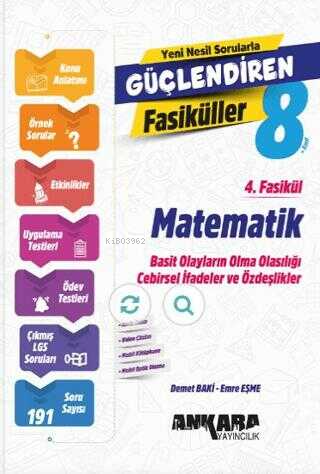 Ankara Yayıncılık Matematik Güçlendiren 4. Fasikül - Kitapiks.com