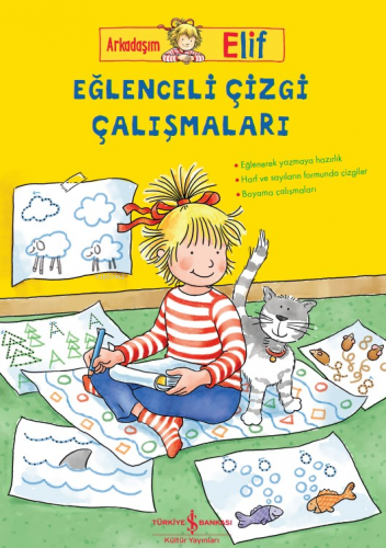 Arkadaşım Elif ;Eğlenceli Çizgi Çalişmaları - Kitapiks.com