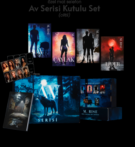 Av Serisi 4 Kitaplık Hediyeli Özel Kutu (Ciltli) - Kitapiks.com