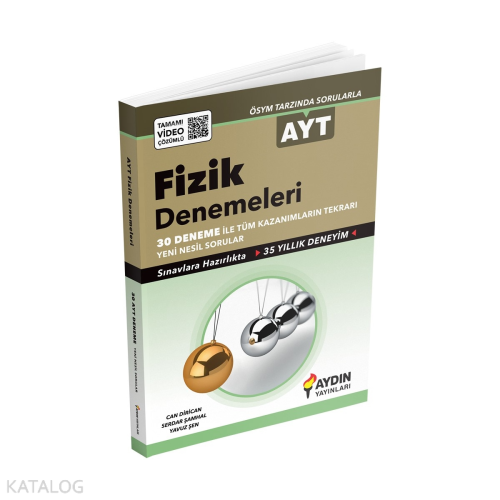 Aydın Yayınları AYT Fizik Denemeleri Aydın - Kitapiks.com