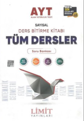 AYT 1.Dönem Sayısal Ders Bitirme Seti Tüm Dersler Soru Bankası