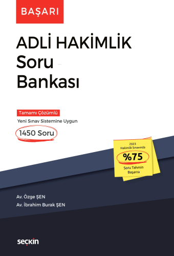 Başarı – Adli Hakimlik Soru Bankası - Kitapiks.com