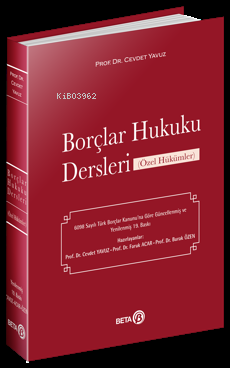 Borçlar Hukuku Dersleri (Özel Hükümler) - Kitapiks.com