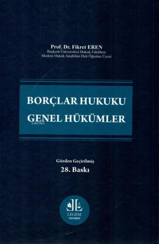 Borçlar Hukuku Genel Hükümler - Kitapiks.com