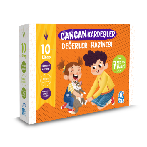Cancan Kardeşler Değerler Hazinesi - 2. Sınıf Hikaye Seti (10 Kitap) -