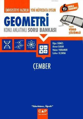 Çap Yayınları Üniversiteye Hazırlık Geometri Çember Konu Anlatımlı Soru Bankası Çap