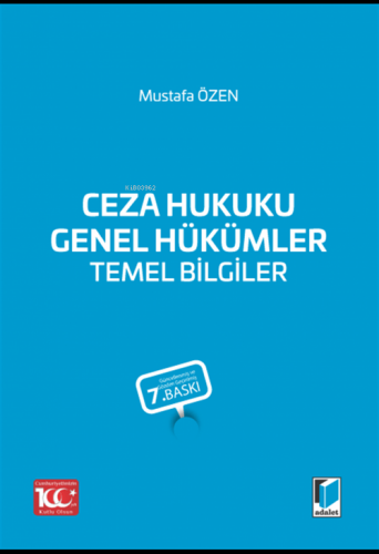 Ceza Hukuku Genel Hükümler Temel Bilgiler - Kitapiks.com
