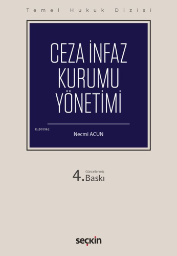 Ceza İnfaz Kurumu Yönetimi (THD) - Kitapiks.com
