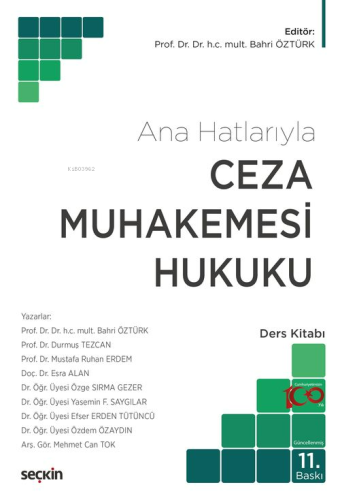 Ceza Muhakemesi Hukuku (Ana Hatlarıyla) - Kitapiks.com