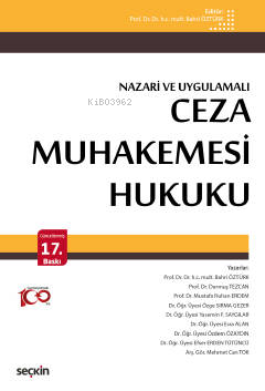 Ceza Muhakemesi Hukuku (Nazari ve Uygulamalı) - Kitapiks.com