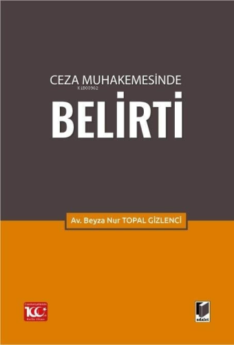Ceza Muhakemesinde Belirti - Kitapiks.com