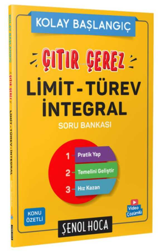 Çıtır Çerez Limit - Türev İntegral Soru Bankası - Kitapiks.com