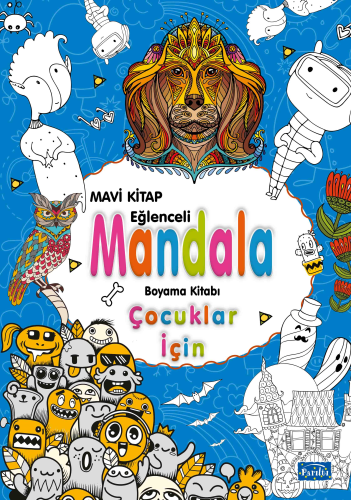 Çocuklar İçin Mandala - Mavi - Kitapiks.com