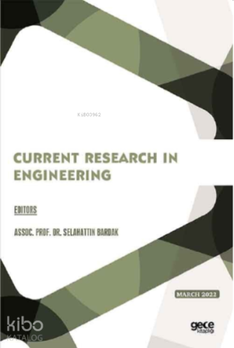 Current Research in Engineering - Kitapiks.com