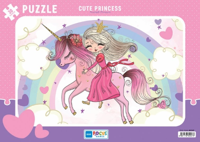 Cute Princess Sevimli Prenses Puzzle 30 Parça;Cute Princess - Kitapiks