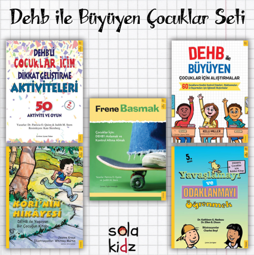 Dehb ile Büyüyen Çocuklar Seti - Kitapiks.com