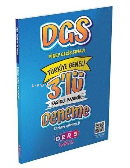 DGS 3 'Lü Fasikül Fasikül Deneme Sınavı Ders Koçu - Kitapiks.com