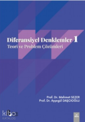 Diferansiyel Denklemler 1 - Kitapiks.com