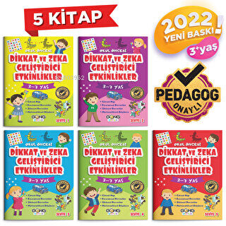 Dikkat Ve Zeka Geliştirici Etkinlikler Poşetli 5 Kitap