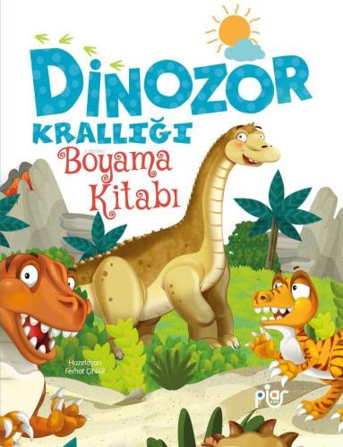 Dinozor Krallığı Boyama Kitabı - Kitapiks.com