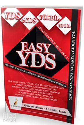 Easy YDS Bireysel Çalışma ve Ölçme Değerlendirme Rehberi - Kitapiks.co