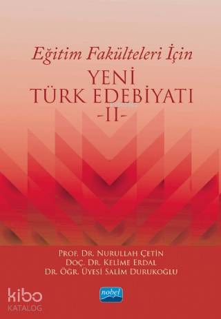 Eğitim Fakülteleri İçin Yeni Türk Edebiyatı 2 - Kitapiks.com