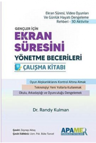 Ekran Süresini Yönetme Becerileri Çalışma Kitabı - Kitapiks.com