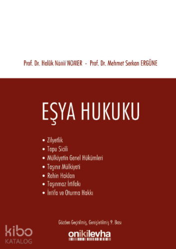 Eşya Hukuku - Kitapiks.com